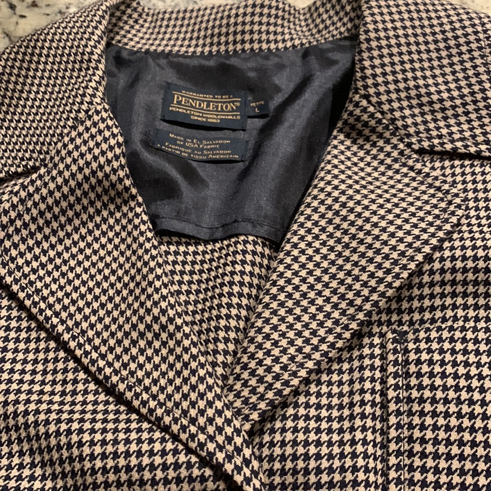 Pendleton Women’s Houndstooth Blazer/Jacket - image 2